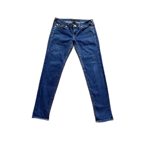 TRUE RELIGION USA LOW RISE SKINNY JEANS SIZE 31 - Picture 1 of 8
